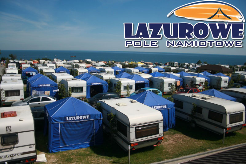 najwiksze pole namiotowe campingowe nad morzem noclegi namioty campingi nad morzem LAZUROWE Polska Batyk